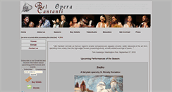 Desktop Screenshot of belcantanti.com